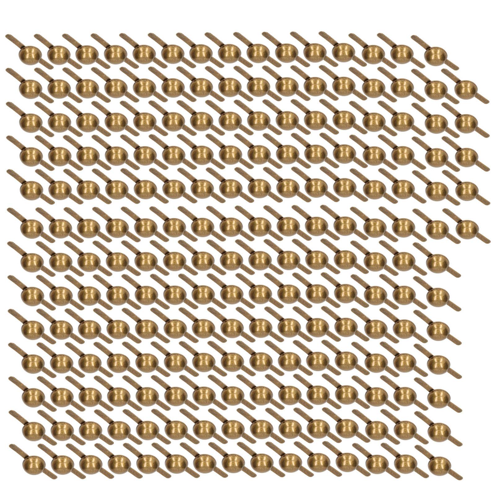 

200 шт. гвоздей для обивки 6 мм бронзовое металлическое покрытие прочные глянцевые простые в установке декоративные гвозди