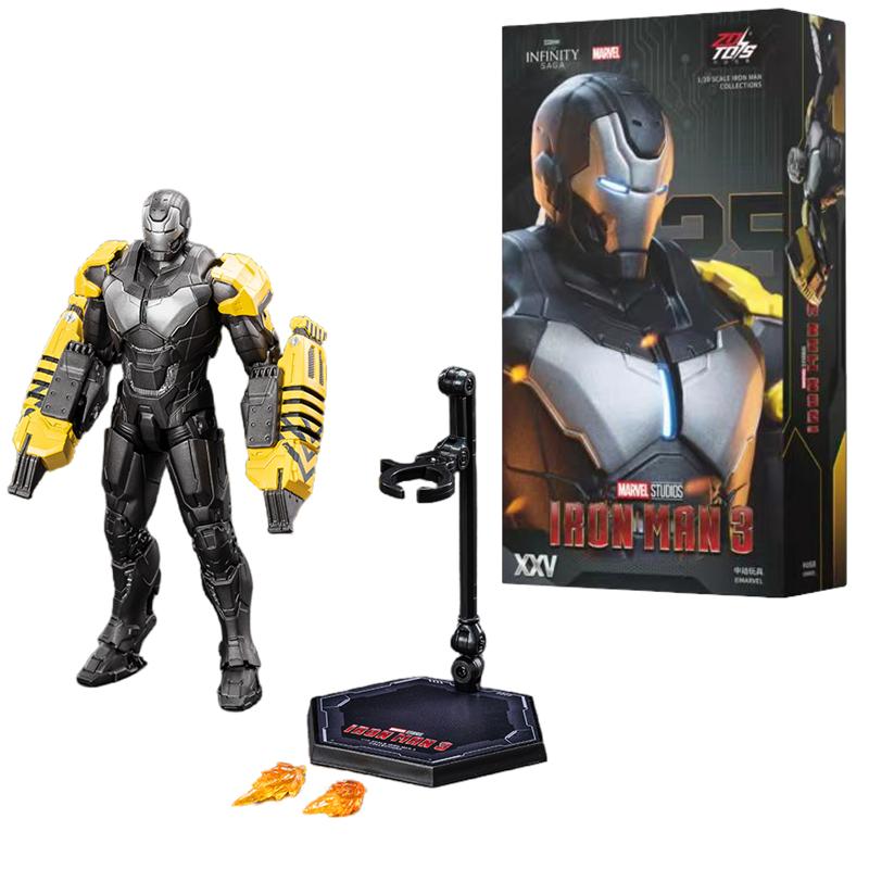 ZD Toys Залізна Людина Фігурка Марк 35 Червоний Снаппер Залізна Людина МК 24 МК 22 МК 47 Тоні Старк Фігурка Залізної Людини Екшн Колекційна Іграшка Подарунок