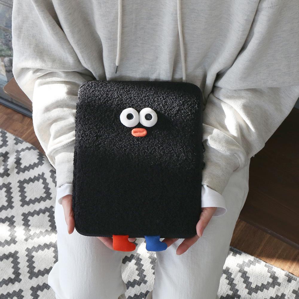 Brunch Brother Pom-Pom Boucle Laptop Pouch 11-Inch