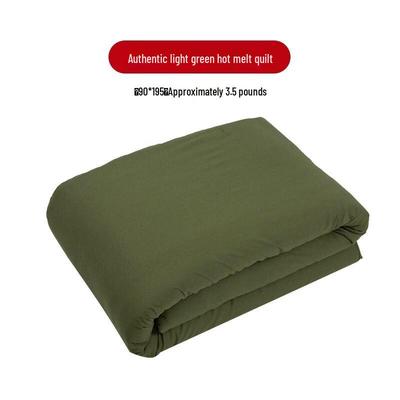 Military Training Green Cotton Quilt & Mattress