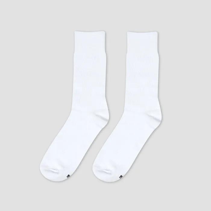 [10PACK] 1507 Basic Trousers Rib Socks - Snow White/Black