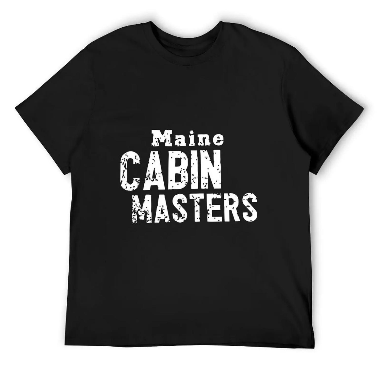 

Maine Cabin Masters T-Shirt baggy shirts Luxury man anime shirt t shirts for men pack S чёрный