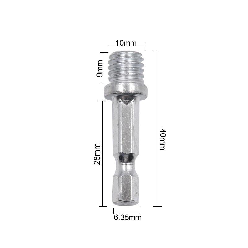 Electric Drill To Angle Grinder Conversion Rod with Self-Adhesive Disc for Polishing and Grinding Tasks