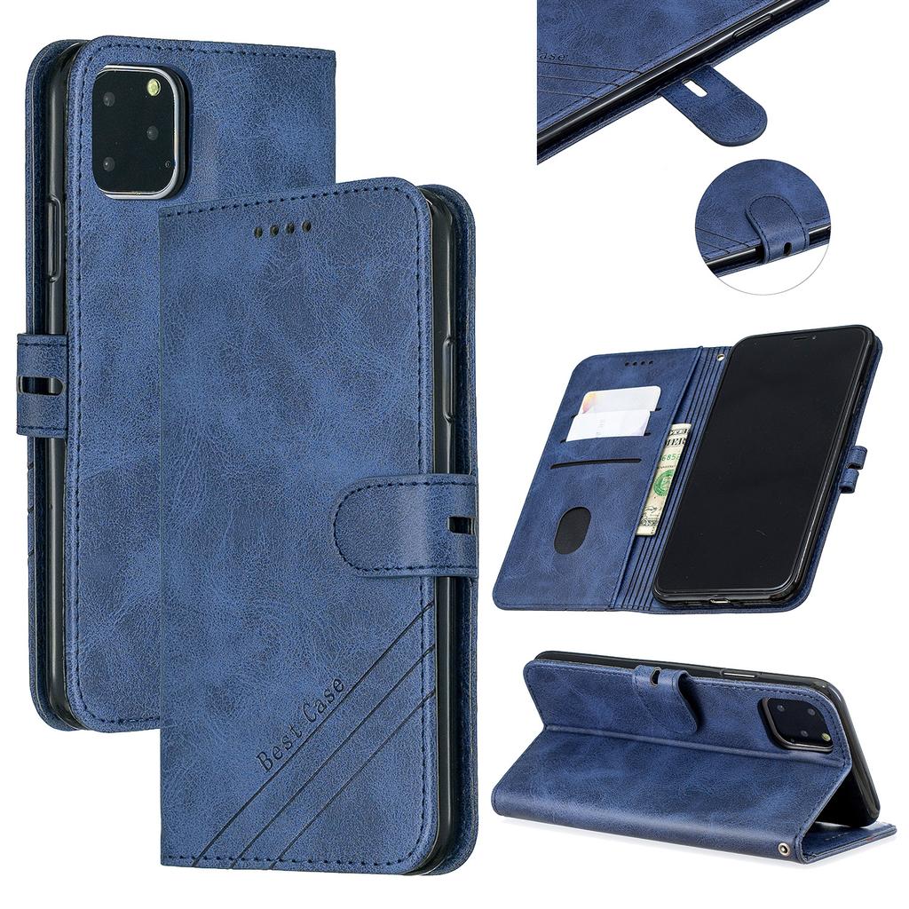 Applicable iPhone17 Leather Case 15Pro Retro Solid Color Calf Pattern Multi-function Wallet Leather Case 14plus