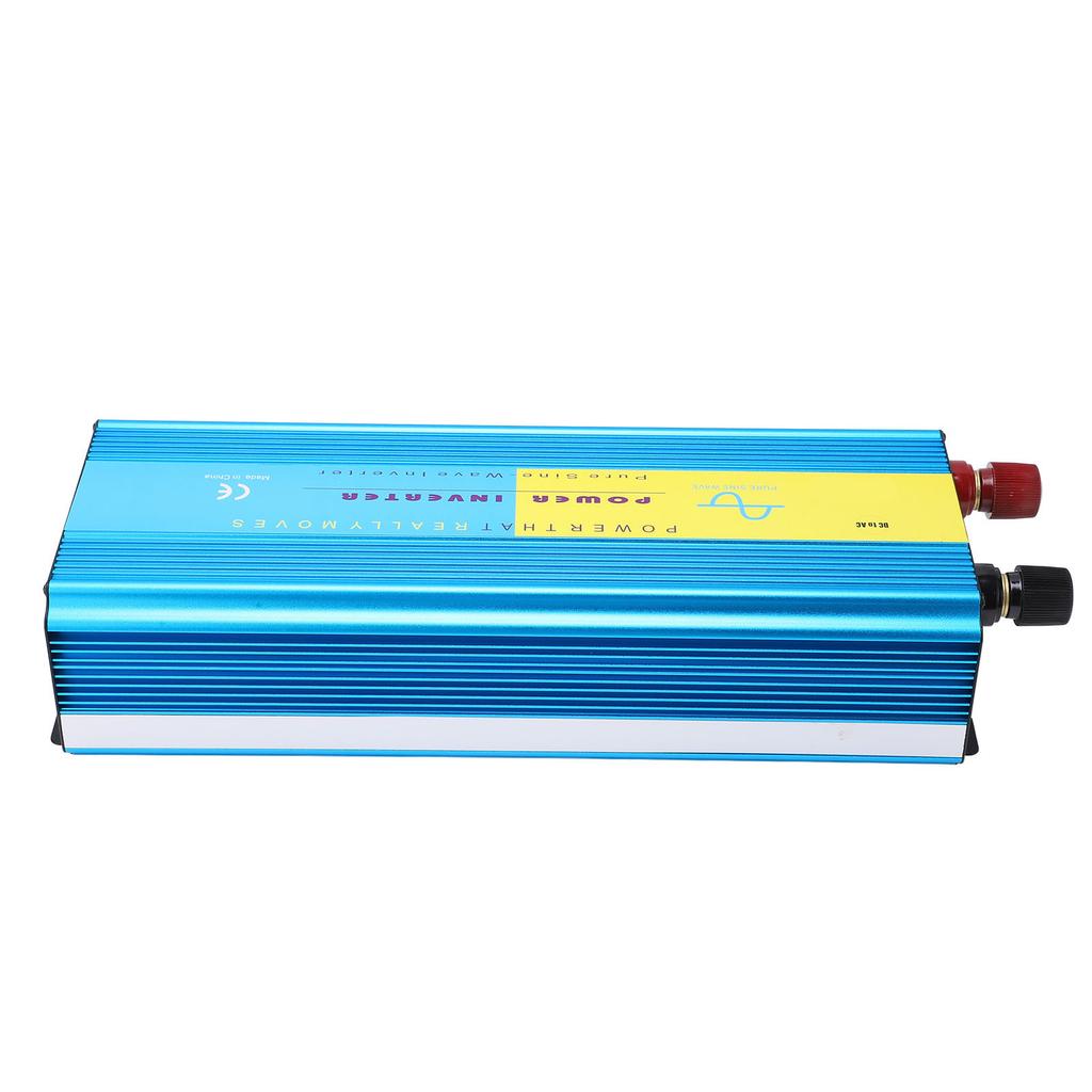 4000W DC12V Inverter LCD Display Dual Universal Plug 2 Cooling Fans Pure Sine Wave Converter for Car Outdoor