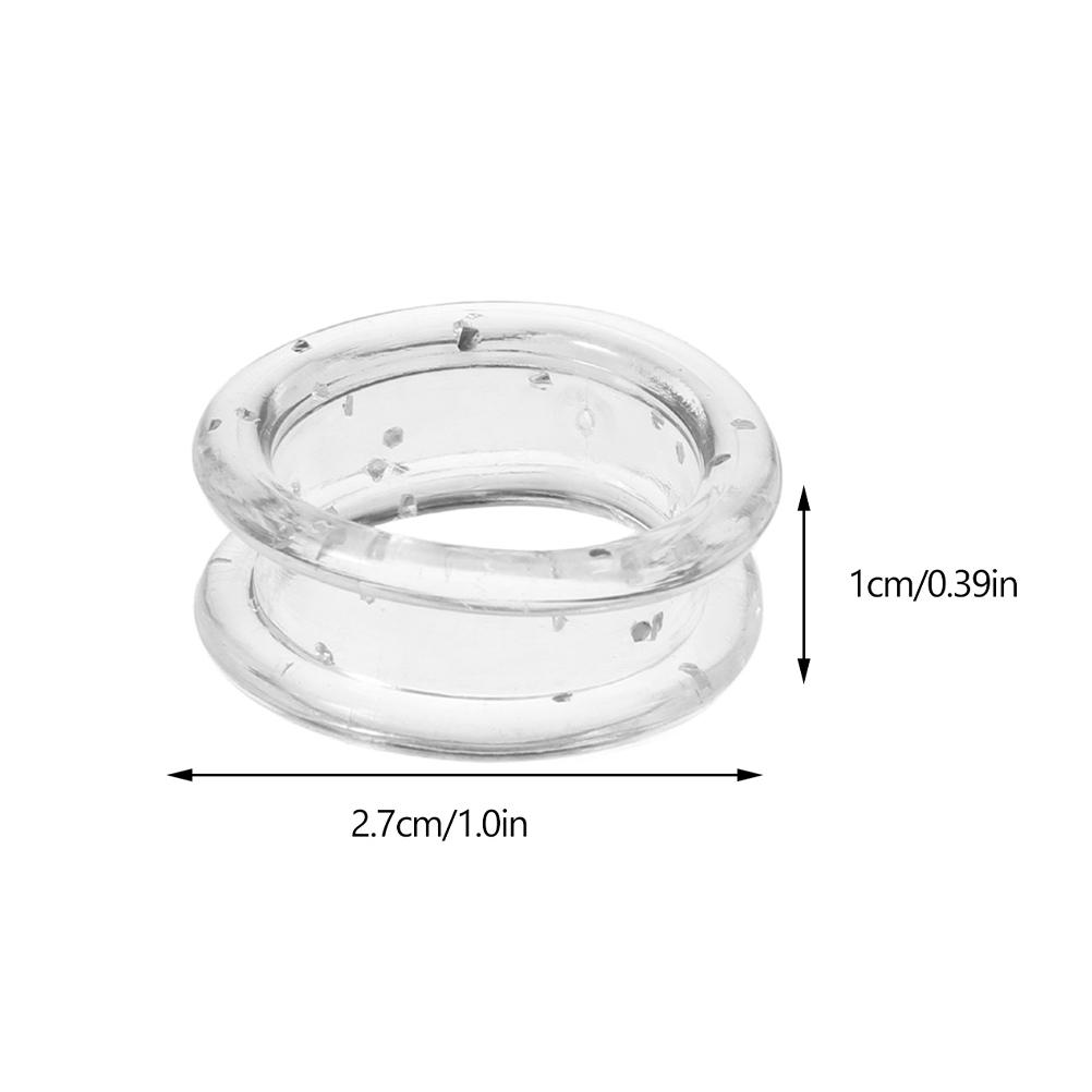 10Pcs Scissors Silicone Ring Finger Protector Inserts for Hair Shears Grooming Tools Ergonomic Grip Reducing Fatigue Barber