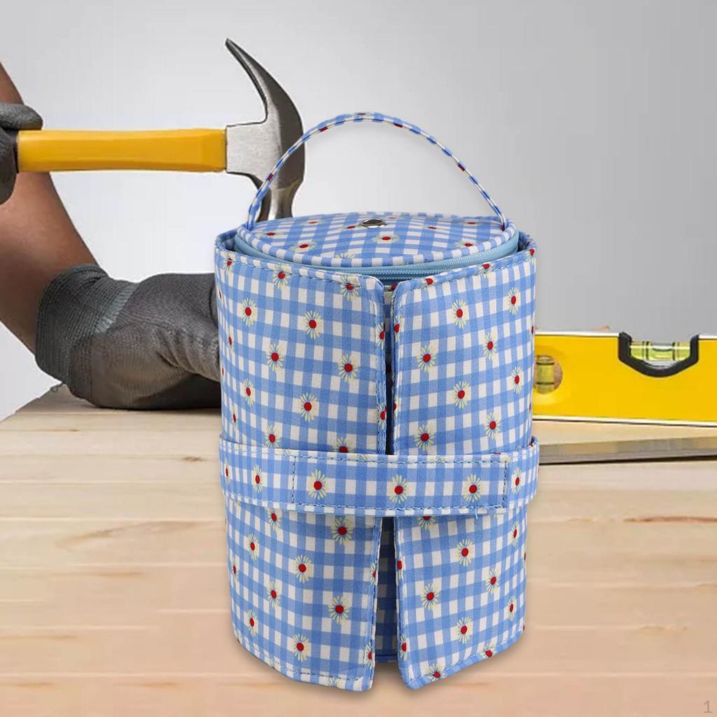 Crochet Bag Tote Empty Storage Durable Holder Case Craft Organizer Lightweight Yarn