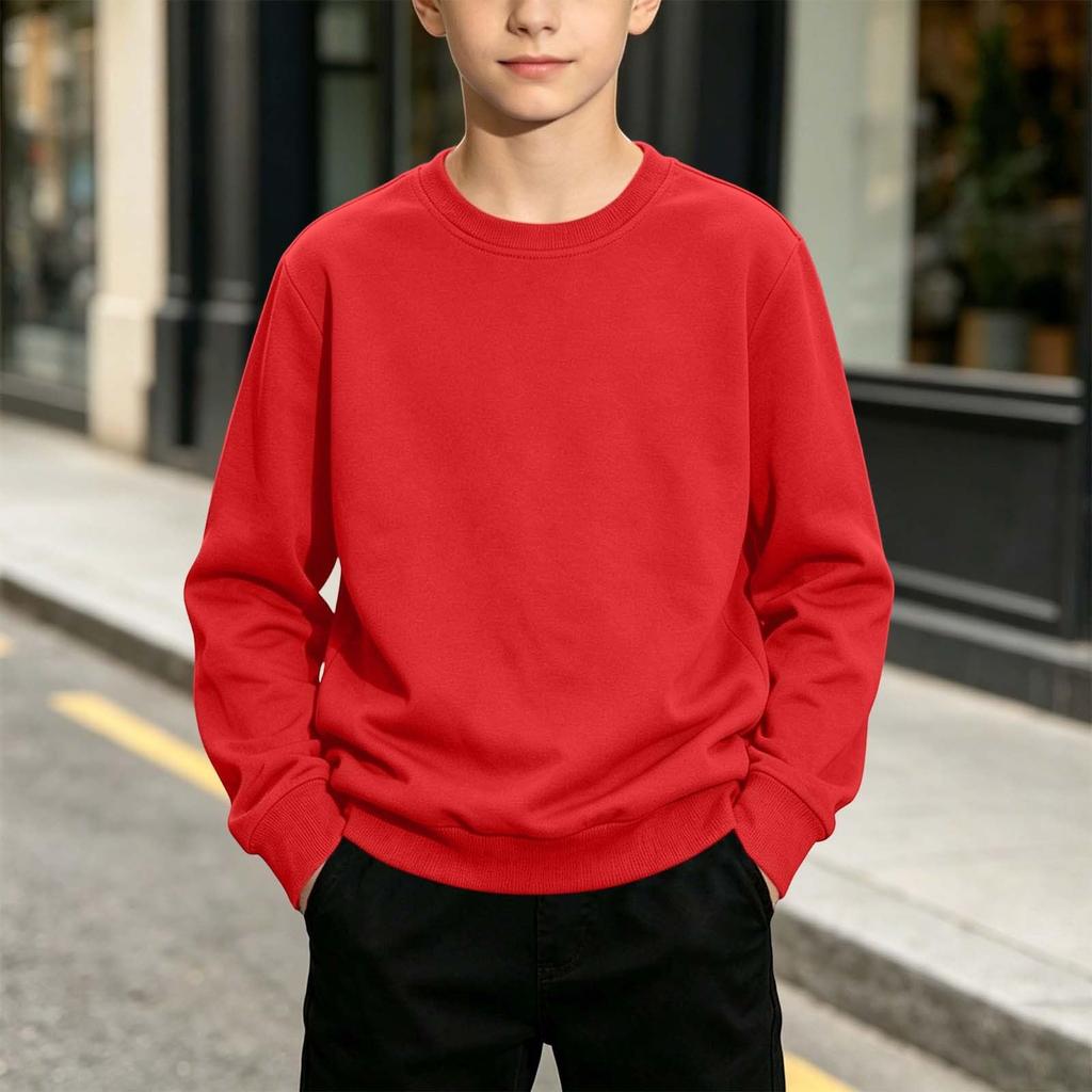Lässiges Langarm-T-Shirt für Jungen und Mädchen für den Alltag