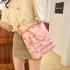 Large Capacity Student Tutoring Bag, New Shoulder Bag, Fashionable and Sweet Printed Messenger Bag.