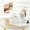 Plastic Triangle Desktop Organizer (1pc) – Japanese Design, Student Stationery Holder, Multifunctional Angled Cosmetic Organizer