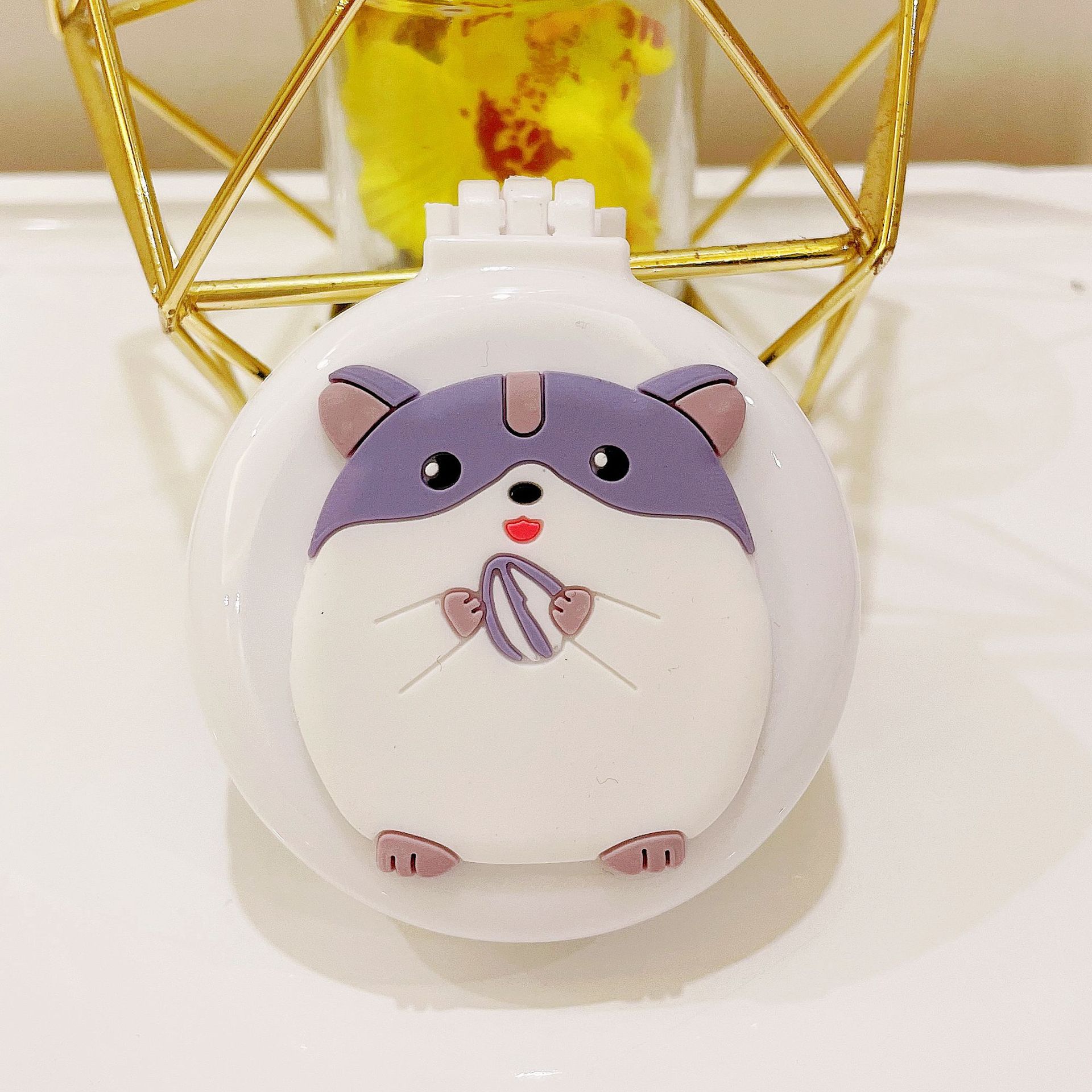 

Милая мультяшная складная расческа с косметическим зеркалом для девочек, массажная портативная расческа на воздушной подушке, детское платье, игрушка для макияжа, подарки