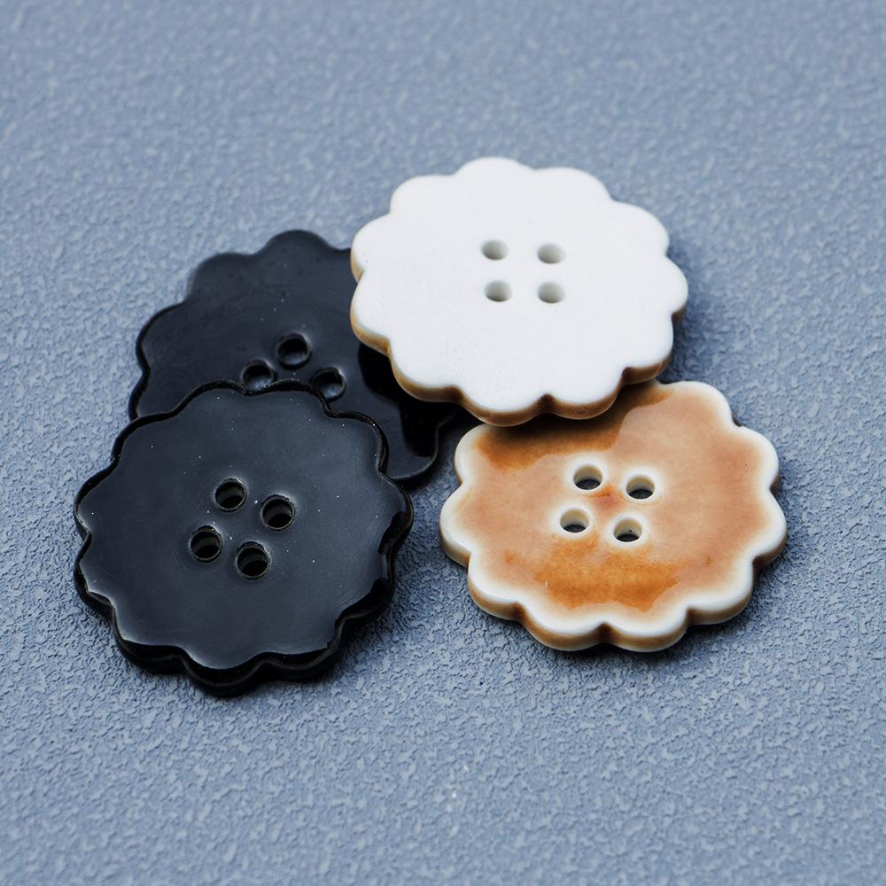 Jingdezhen Handmade High-Grade Ceramic Clothing Buttons