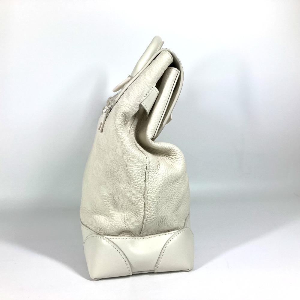 Louis Vuitton M53279 Monogram Taurillon Clemence Steamer PM 2WAY Hand Bag