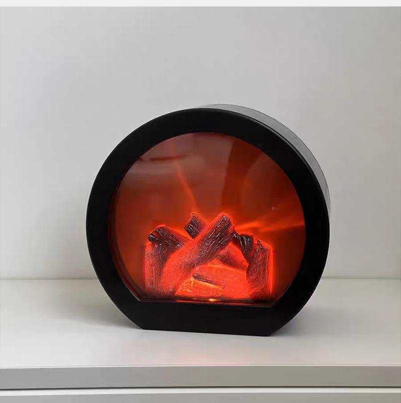Creative LED Candlestick Lantern: Small Simulated Flame Home Decor Ornament