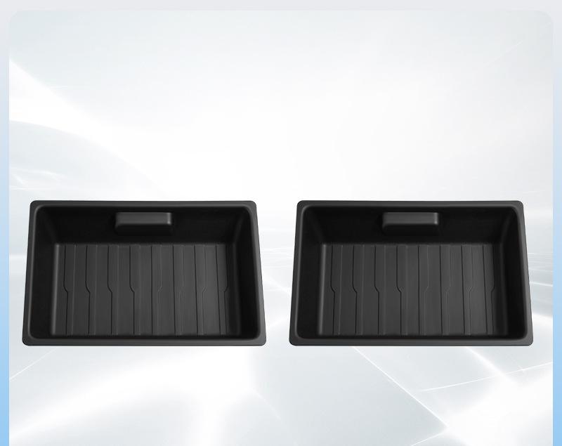 Geeignet für Tesla Model Y Aufbewahrungsbox unter dem Sitz TPE Aufbewahrungsbox Auto Aufbewahrungsbox Modifikationszubehör