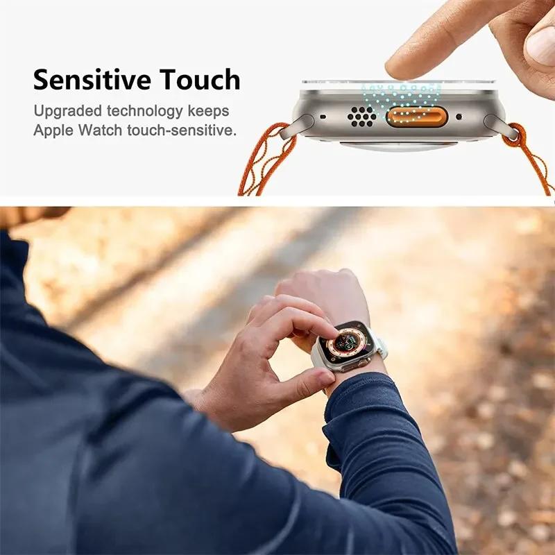 Tempered Glass For Apple Watch Ultra 2 49mm Anti-Scratch Screen Protector for iWatch Ultra Seconds installation Protective Film