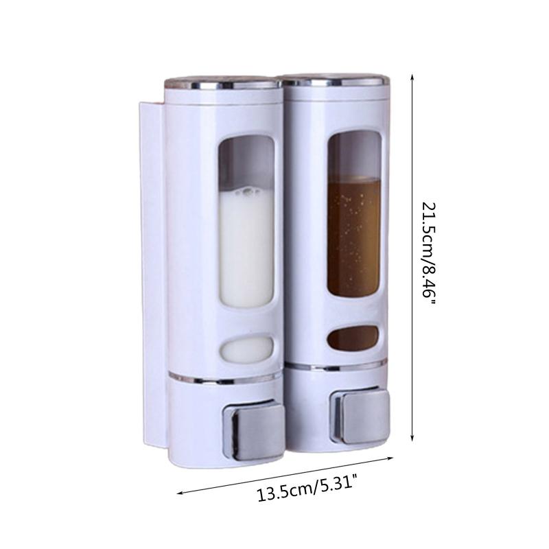 Hand Press Soap Dispenser for Dish Liquid Lotion Shower Gel Shampoo Chamber