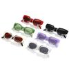 SHAUNA Retro unikālās kaķu acs sievietēm luksusa saulesbrilles modes zīmols dizainers želejkrāsas brilles vīriešiem panku saulesbriļļu toņi UV400