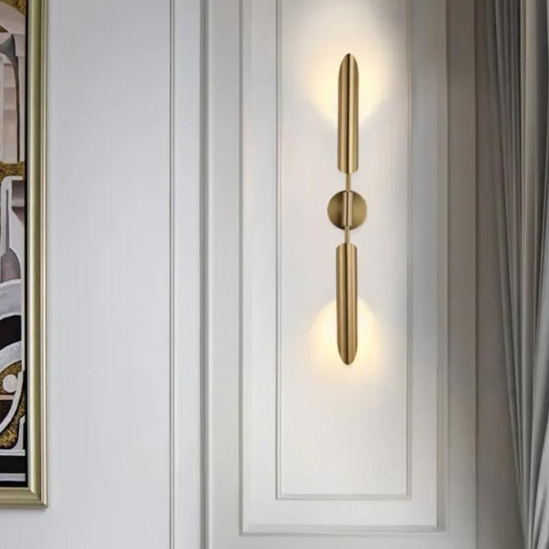Modern Simple LED Single and Double Wall Lamp Living Room Corridor Corridor Staircase Bedroom Bedside Decorative Lighting