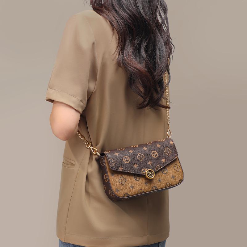 Bag Women'S Bag Summer Versatile Shoulder Crossbody Bag Small Bag Chain Mom Bag Shoulder Envelope Bag