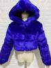 New European & American Short Faux Fur Coat