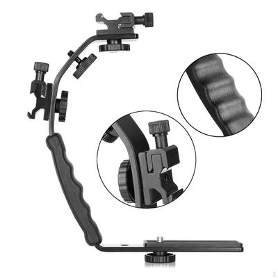 Camera L Bracket Mount Padded Hand Grip Multifunctional Professional Accessory 1/4'' Tripod Screw