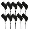 10Pcs Golf Head Headcovers with Window Display, Neoprene Golf Iron Head Covers