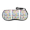 Little Miss And Mr. Men Shell Glasses Case Protector Sunglasses Box Women Men Soft Eyeglasses Bag Pouch