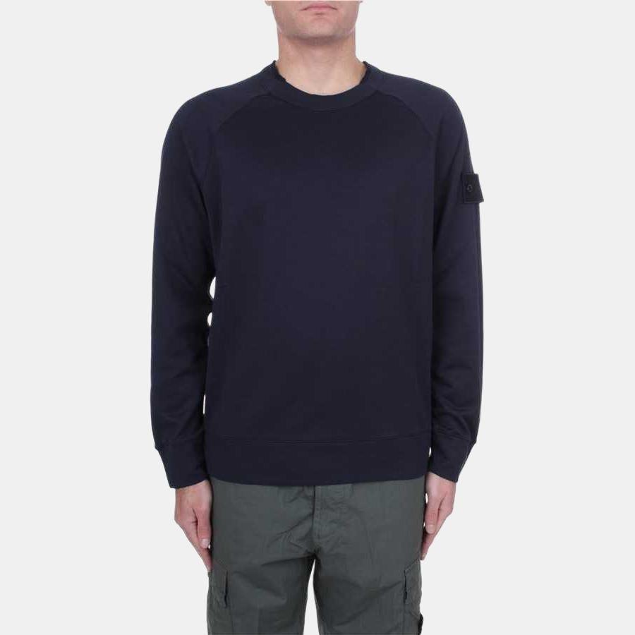 STONE ISLAND Solid Color Loose Fit Crew Neck Pullover Long Sleeve Sweatshirt Men Sweatshirt 8015654F3-V0020
