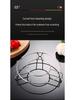 Three-Pack Stainless Steel High-Leg Steaming Rack for Rice and Pressure Cookers