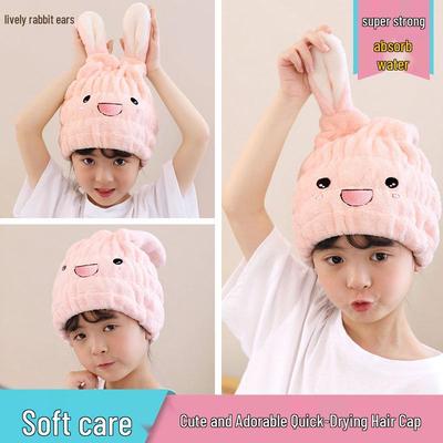Quick-Dry Hair Towel Hat for Girls: Absorbent Bath Cap & Headscarf