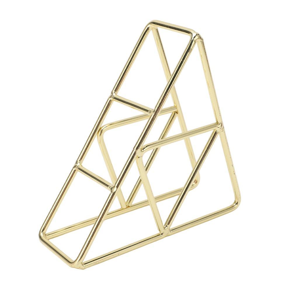 

Rose Gold/Gold Iron Napkin Holder Triangle Paper Napkin Holder Fashion Tissue Holder Home Dining золотой