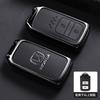 Zinc Alloy Leather Car Remote Smart Key Case Cover Holder Shell Bag For Honda Vezel City Civic Jazz BRV BR-V HRV Accessories FN9