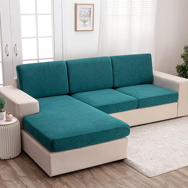 

1 шт. водонепроницаемый большой листовой жаккардовый чехол для дивана, чехол для дивана, прочный эластичный чехол для спальни, офиса, гостиной, домашнего декора, мебели Plus S (1-Seater) 65-95CM зелёный