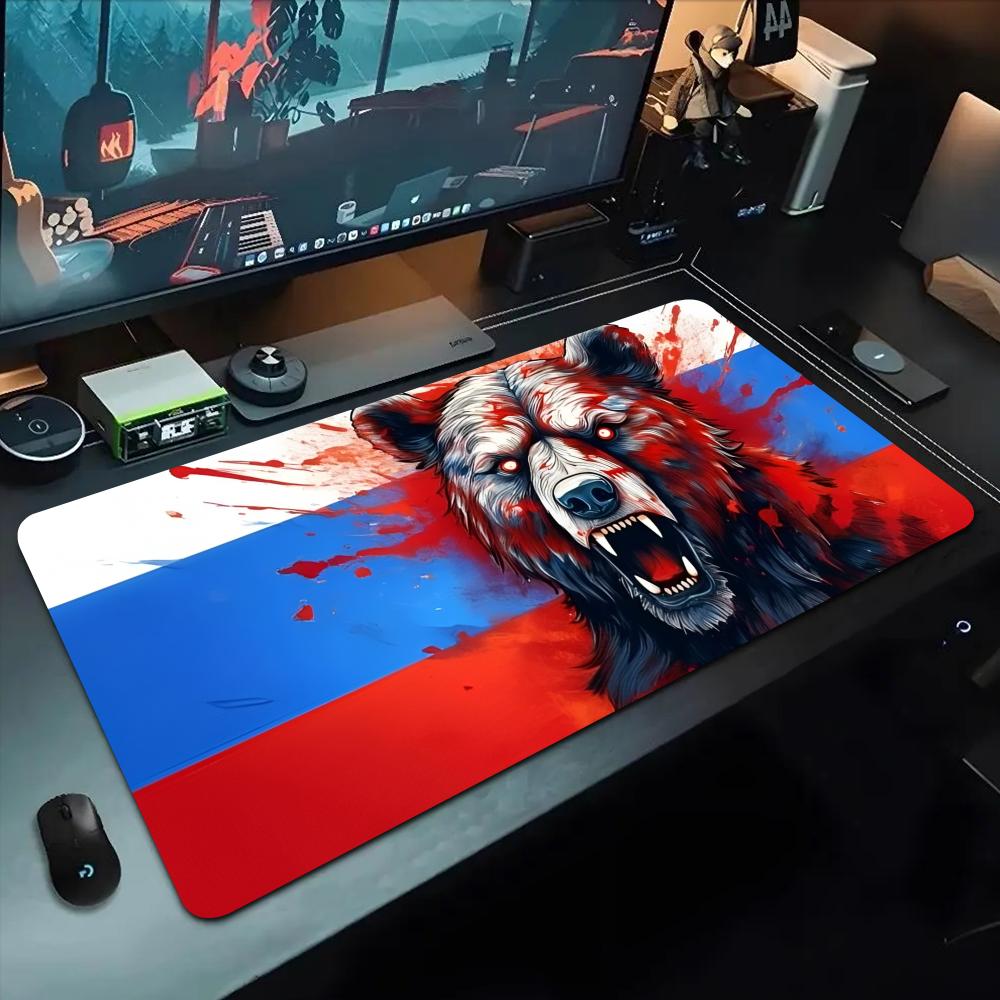 

Русский медведь Коврик для мыши 500x1000 мм Большой игровой коврик для мыши Геймерский XL Резиновый Отаку Клавиатурная подставка Подставка для ноутбука на стол 600x300x2mm