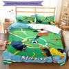 3pcs Custom Name Soccer Bedding Set Duvet Cover Closure Includes 1 Duvet Cover & 2 Pillowcases, Soft and Comfortable for All Seasons.