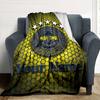 Name Custom Fenerbahce sk logo Print Flannel Blanket High Quality Warm Comfortable Cover for All Seasons Perfect for Gifts Home Decor