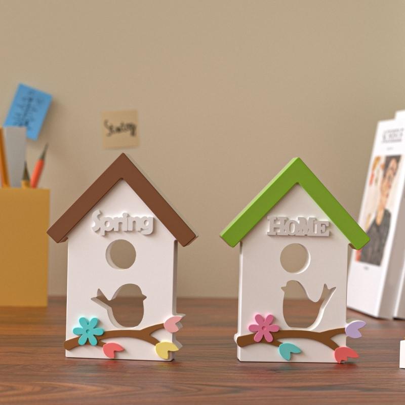 Easter Bird House Candle Silicone Molds Heat Resistant for Resin Casting Making Candle Soap Home Decoration Holiday Gift