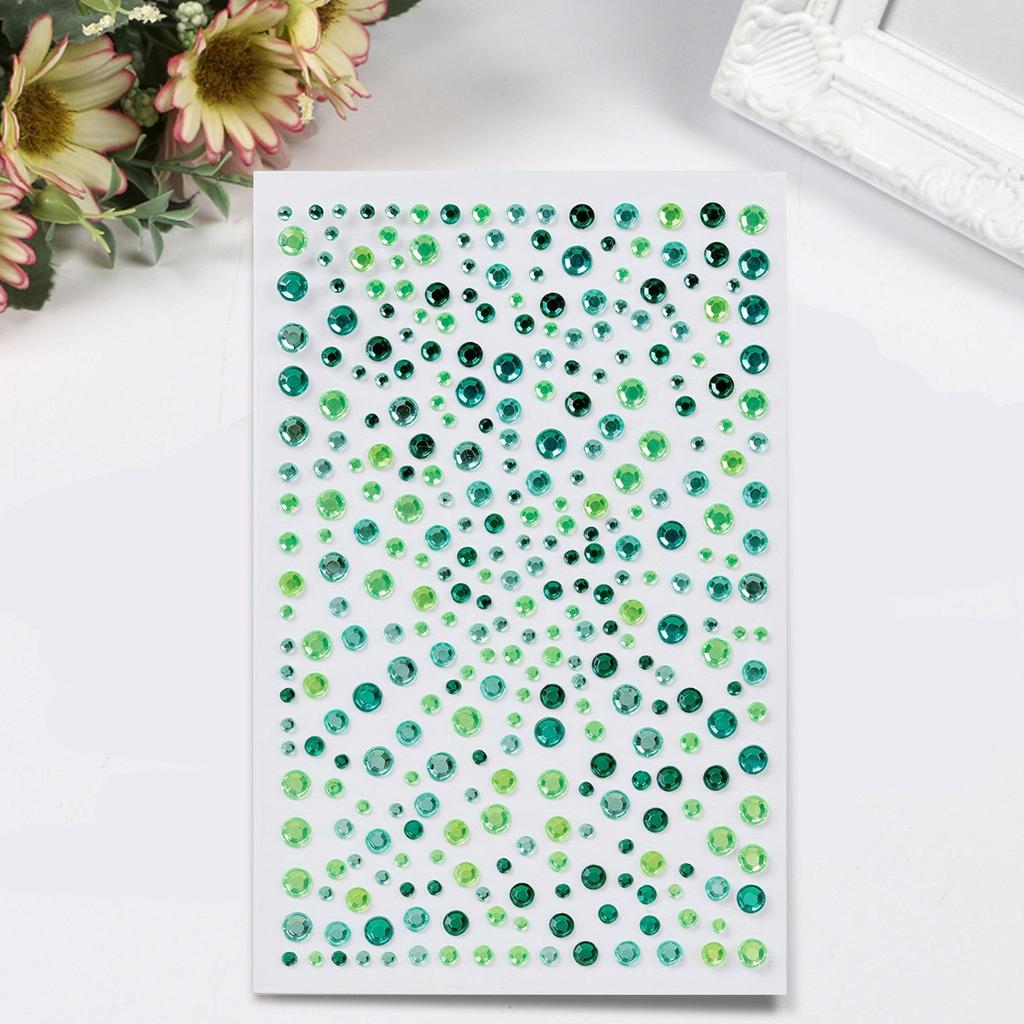 Sternenförmige Selbstklebende Acryl-Diamant-Aufkleber: Mehrere Größen für DIY-Gesichts-Make-up & Nägel