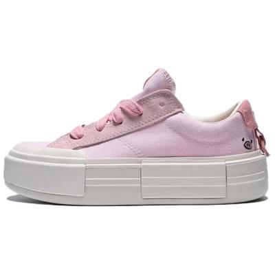 Chuck Taylor SEASONAL Fashionable Comfortable Durable Low-top Skate Shoes for Women In Pink