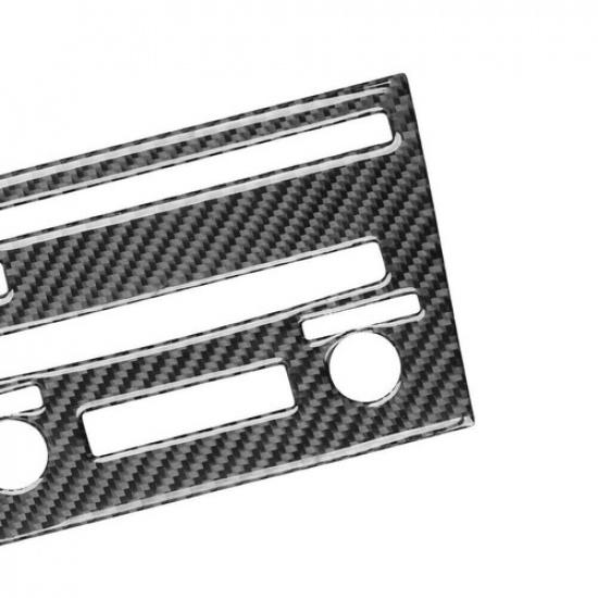 Carbon Fiber Center Console CD Panel Trim Cover For Lexus CT200h 2011-2017 TypeC