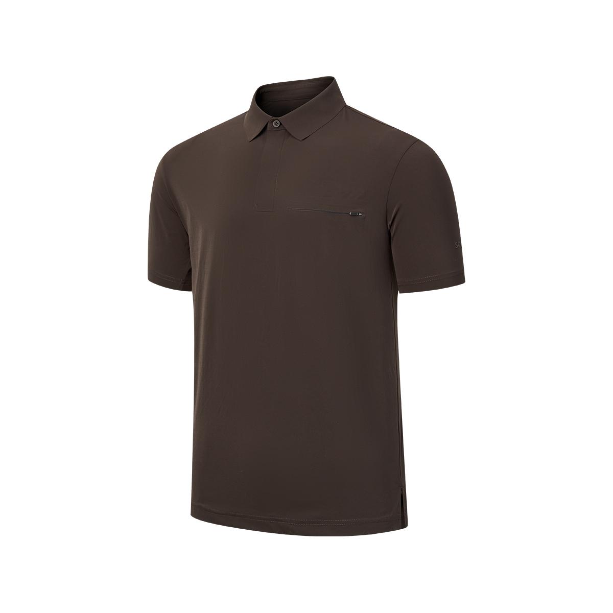 

Saucony Urban Woven Stretch Short Sleeve Polo Shirt Men tops Mud SC2240013C-CO21 L