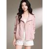 D.F.DEAR Women's Elegant Lapel Casual Jacket
