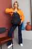 Spacious women's nylon backpack - Peterson