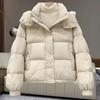 Women Parkas Winter Jacket Casual Loose Down Coat Oversize Hooded Warm Soft Cotton Puffer Snow Wear Jackets