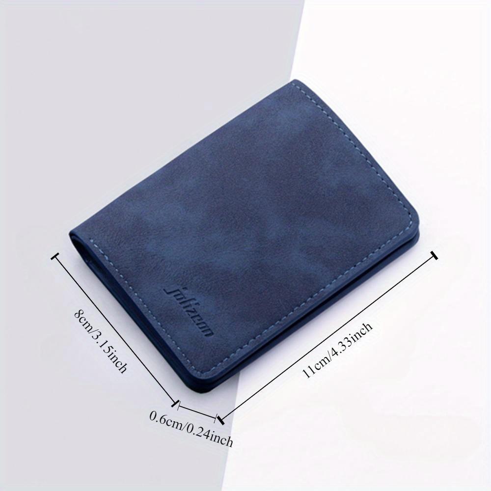 Men/Women Fashion Wallet ID/credit Card Holder Wallet for Men Multi-Card Bag Holder Two Fold Small Wallet Black/gray Coin Purse