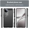 For Vivo V50 Case Cover For Vivo V50 Capas Carbon Fibre Phone Bumper Shockproof Back TPU Soft For Cover Vivo V50 VivoV50 Fundas