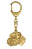 Boxer, German Boxer III - Gilded Key Ring with Dog, Handbag Decoration, Luxury Accessory by Art-Dog Brand