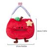 Creative Apples Shaped Fabric Tissue Box Holder Hanging Hook Space Saving Storage Case for Car And Office Environment
