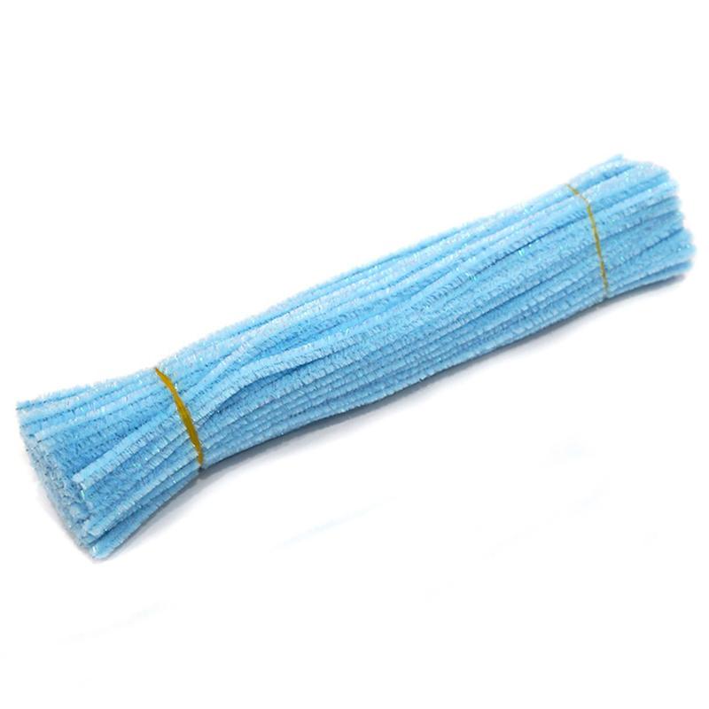 100Pcs Soft Chenille Stems Assorted Pipe Cleaners for Children DIY Art Crafts Kindergarten Handmade Craft Projects